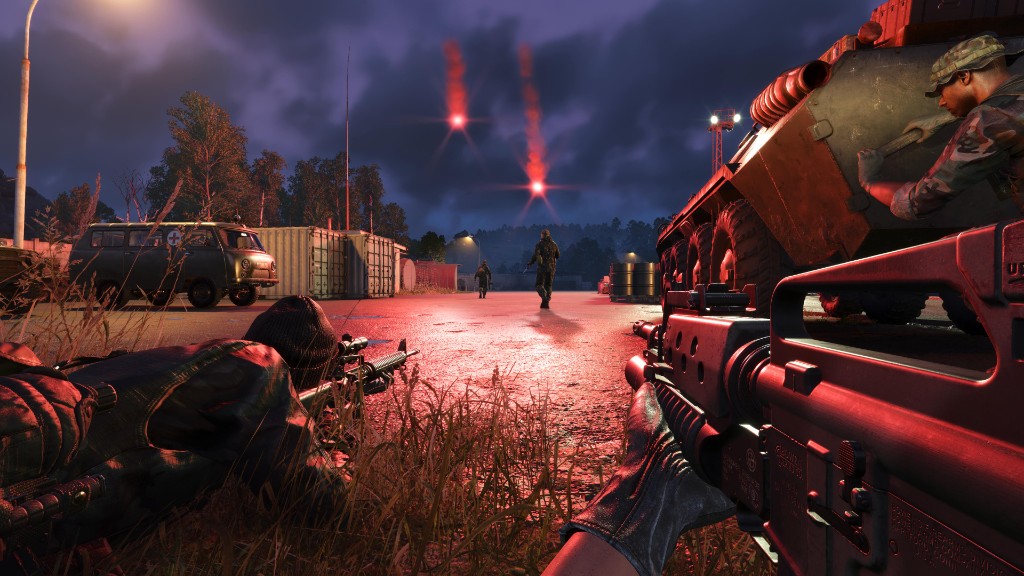 Red Flare Arma Reforger website template